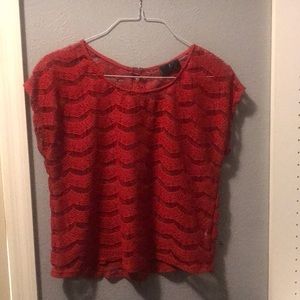 Cute red top